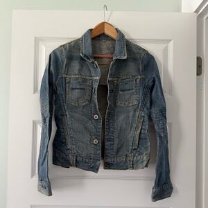 Yanuk EUC Vintage Distressed Denim Jacket size M